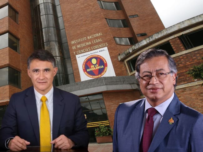 Imagen de referencia. Medicina Legal: Colprensa / Ariel Emilio Cortés: Página web / Gustavo Petro: Getty Images.