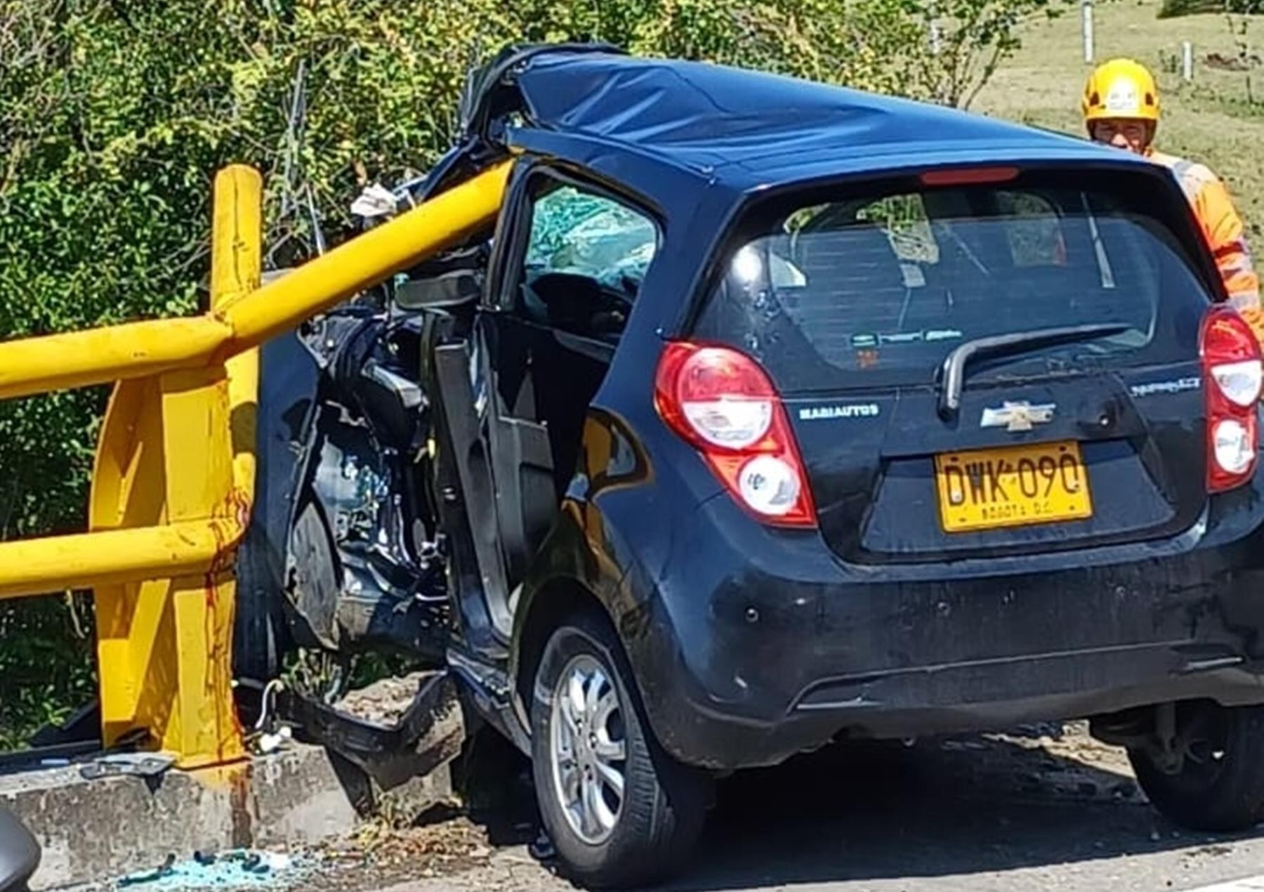 Accidente vía Castilla - Girardot