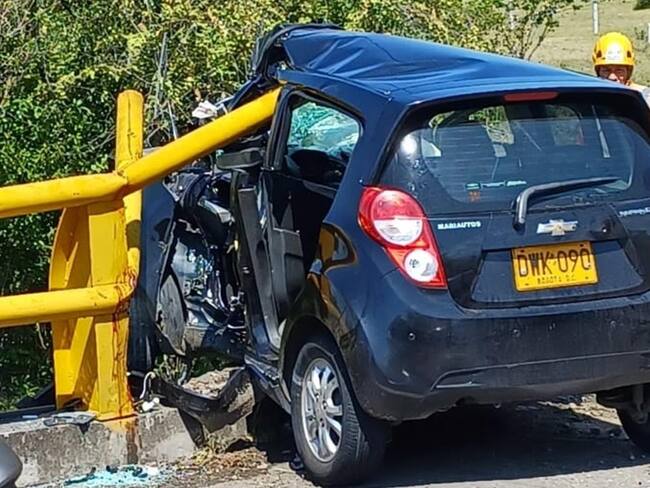 Accidente vía Castilla - Girardot