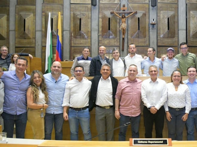 Aprobación del plan de desarrollo en la Asamblea de Antioquia. Foto: cortesía Gobernación.