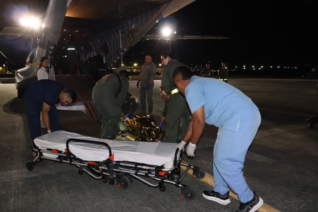 Traslado de pacientes de Chocó a Antioquia por el CACOM 5