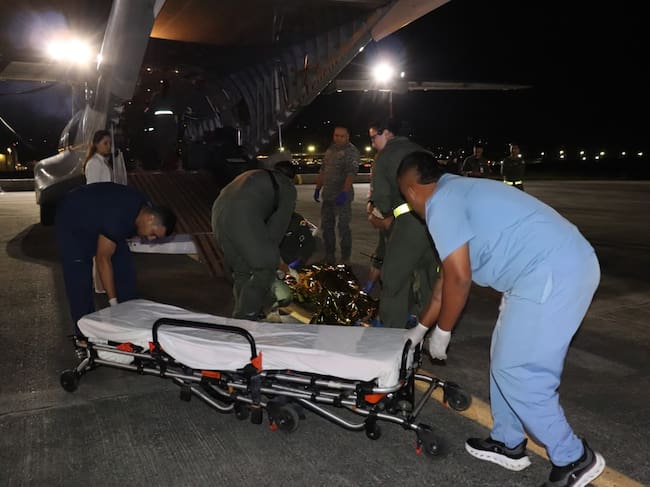 Traslado de pacientes de Chocó a Antioquia por el CACOM 5