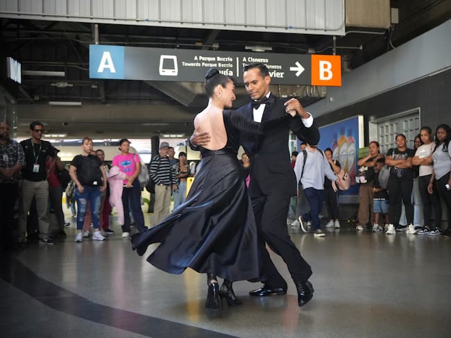 Tango en Medellín. Cortesía: Alcaldía de Medellín.