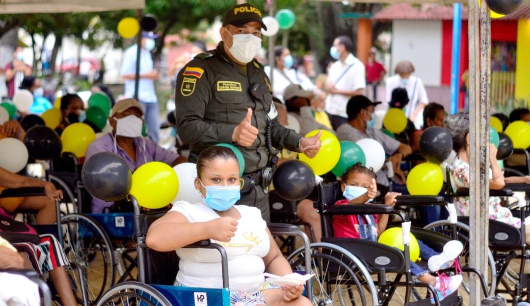 En el marco de la campaña “rueda por un corazón”