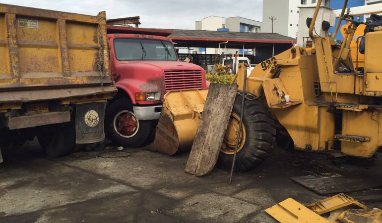 Por la pérdida de la maquinaria a la que no se le hizo mantenimiento, ahora el municipio tiene que contratar maquinas por 5000 millones.
