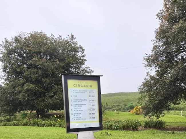 Nuevas Tarifas en el peaje de Circasia en autopistas del café entre Armenia y Pereira. Foto: Adrián Trejos