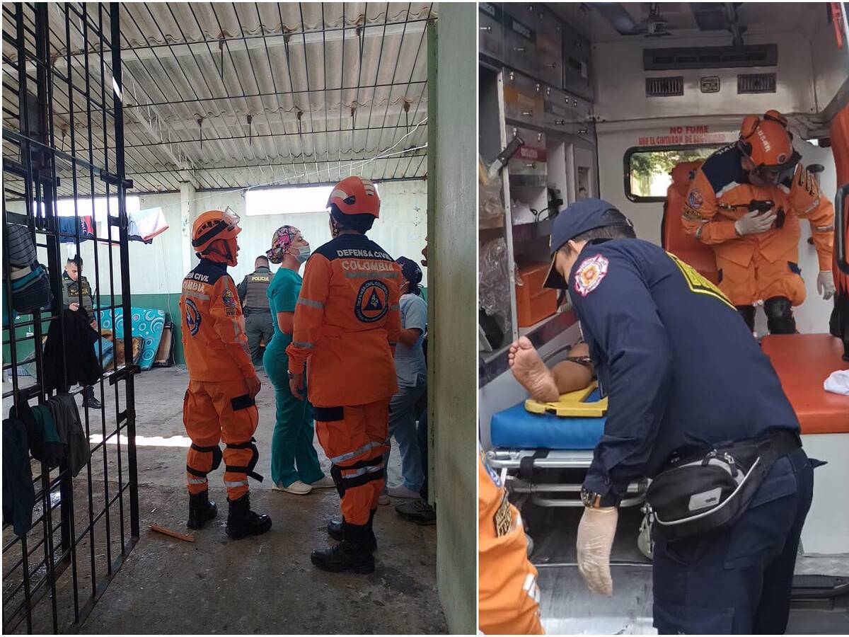 Incendio en la cárcel de Mariquita, Tolima dejó seis internos heridos