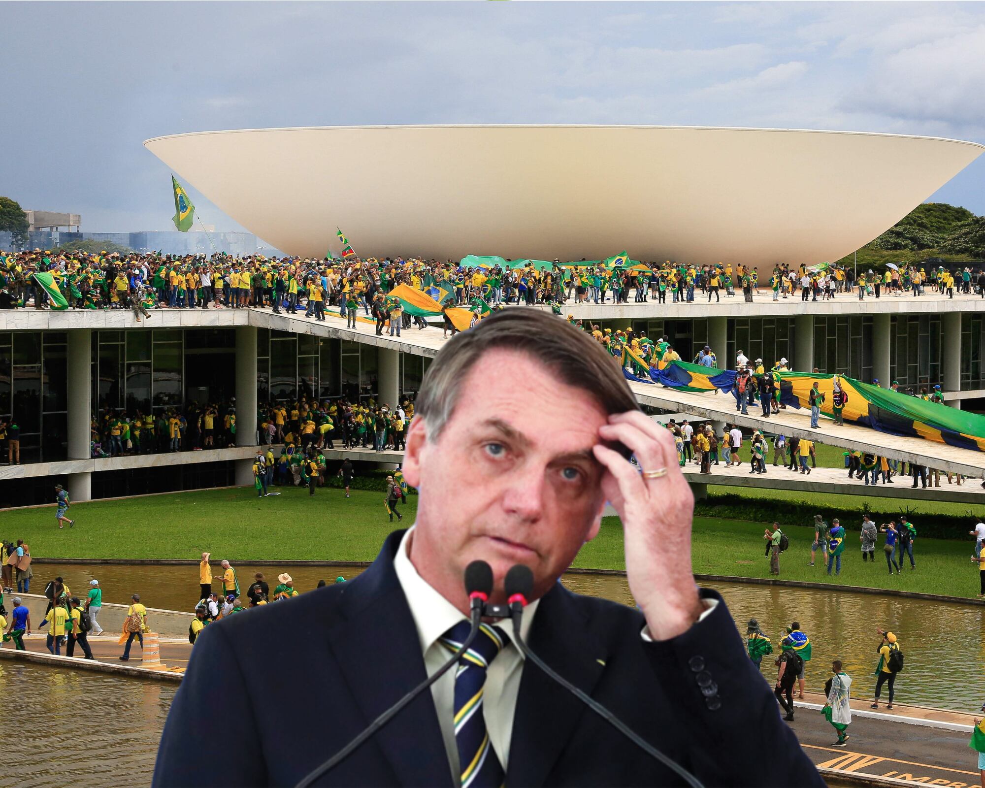 El expresidente de 70 años enfrenta cinco delitos que, en caso de encontrarle culpable, pueden significar 40 años de prisión. 
(Foto: Caracol Radio / Getty)