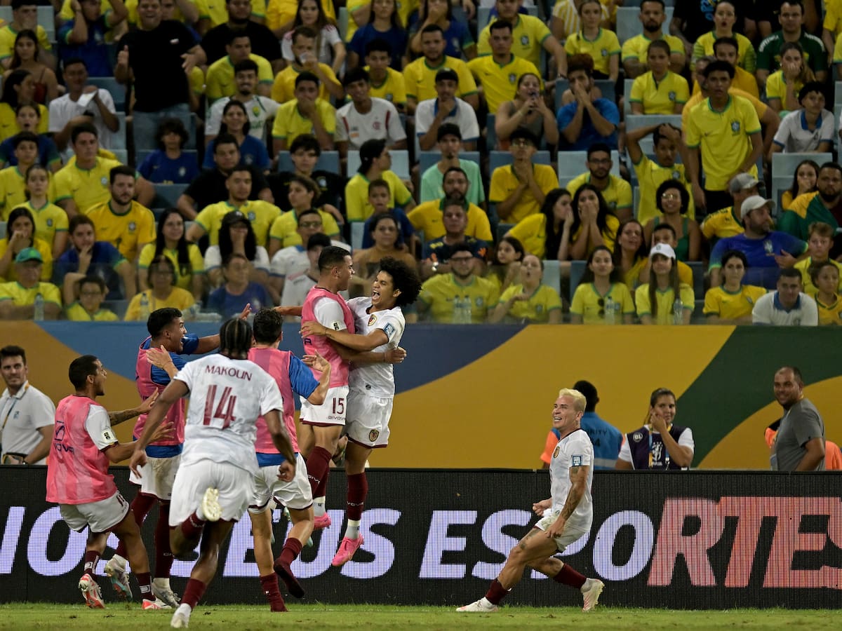 Video: Venezuela consigue histórico empate en Brasil con este espectacular gol de chilena