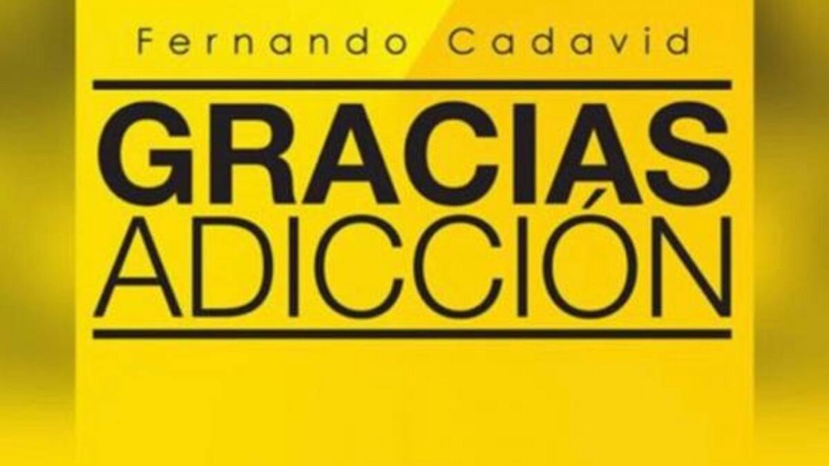 Fernando Cadavid presenta el libro 'Gracias adicción'