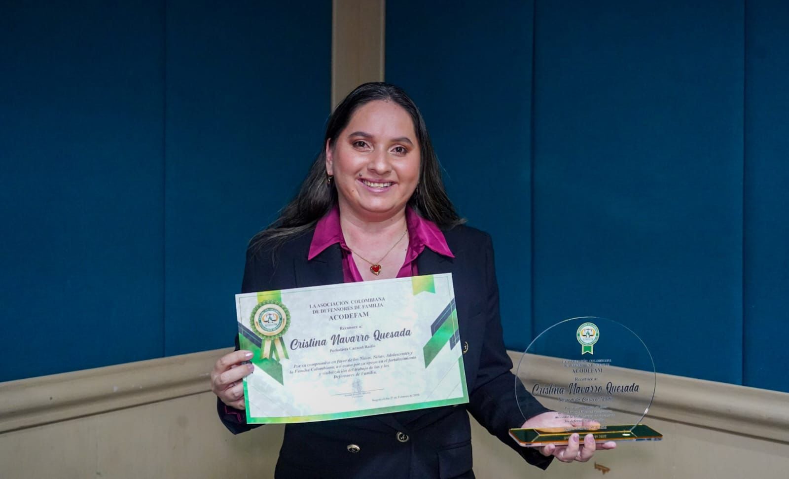 Cristina Navarro. Foto: Caracol Radio