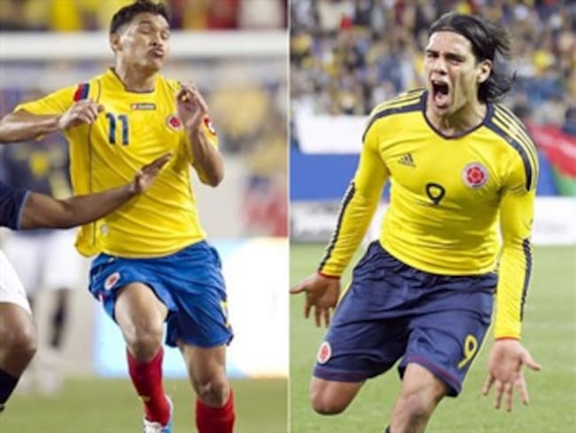 Teo y Falcao en la delantera de Colombia para el juego ante Jamaica