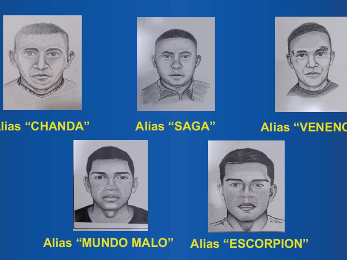 La Policía presentó el cartel de los más buscados de Ibagué