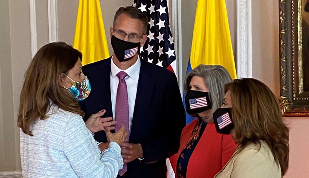 Delegación de congresistas republicanos y la vicepresidenta Marta Lucía Ramírez. 