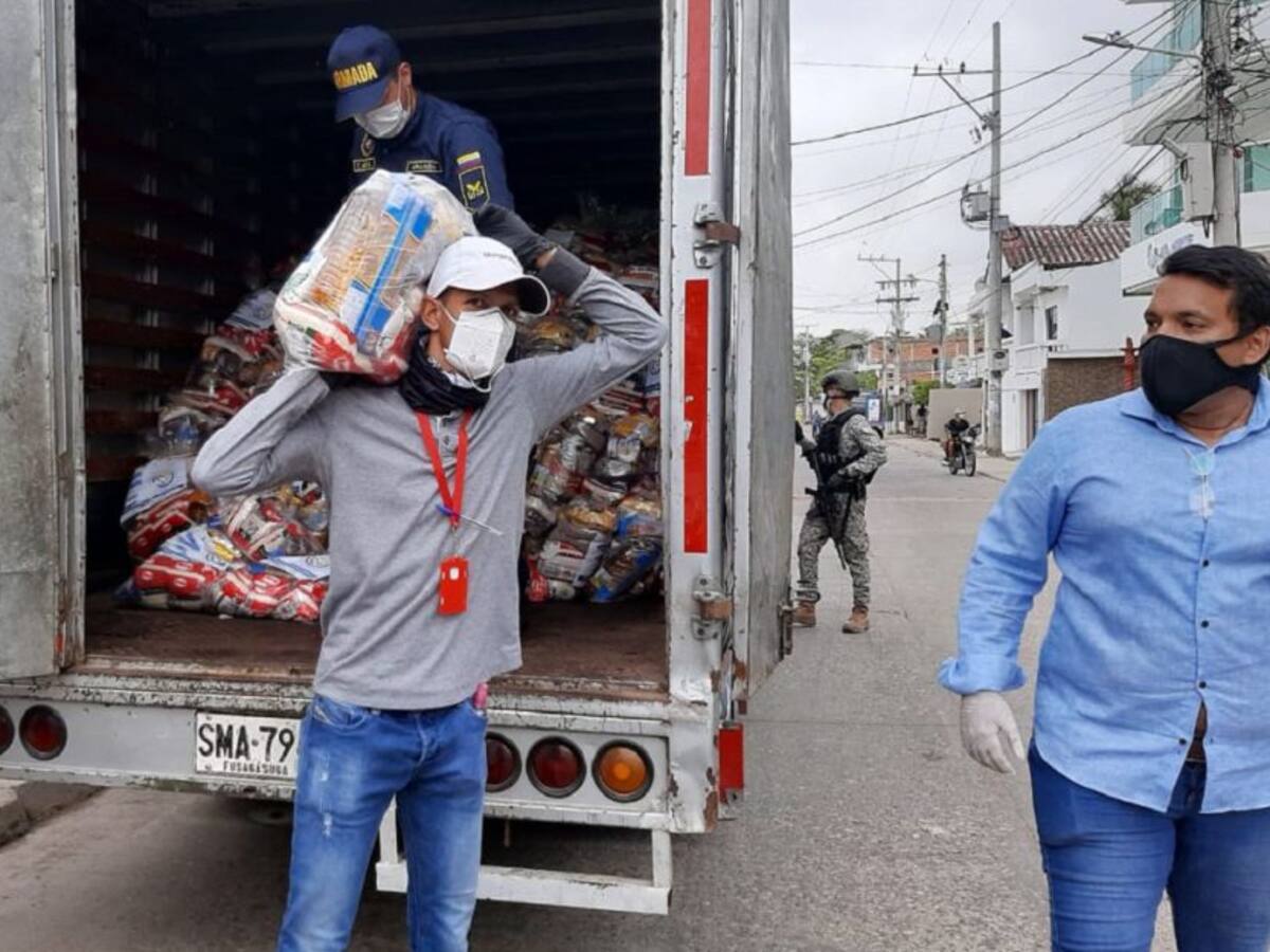 En Cartagena, La Boquilla recibe ayudas del gobierno nacional