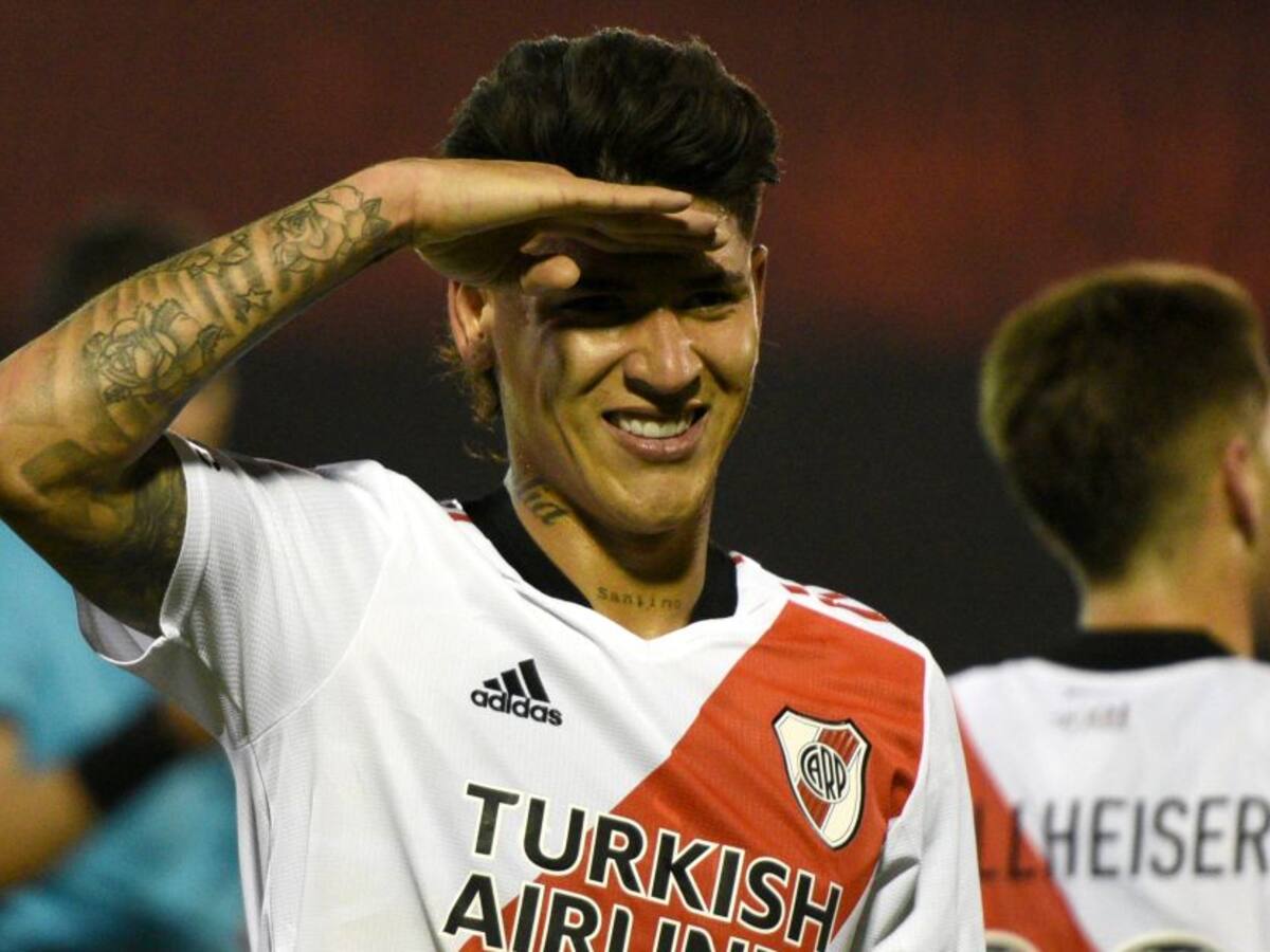 Carrascal, presente en triunfo de River con un gol de gran factura