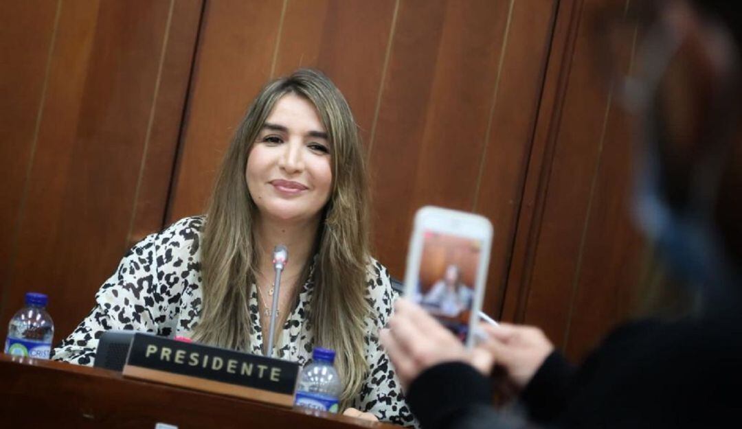 Blel, quien es la actual presidenta de la Comisión Séptima del Senado, busca su reelección por el Partido Conservador