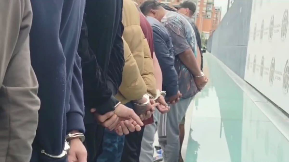 Ofensiva contra la extorsión en Bogotá: capturaron a 20 delincuentes, entre esos del Tren de Aragua