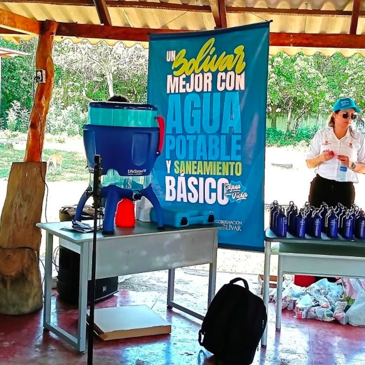 Comenzó la entrega de filtros purificadores en colegios de 10 poblaciones de Bolívar