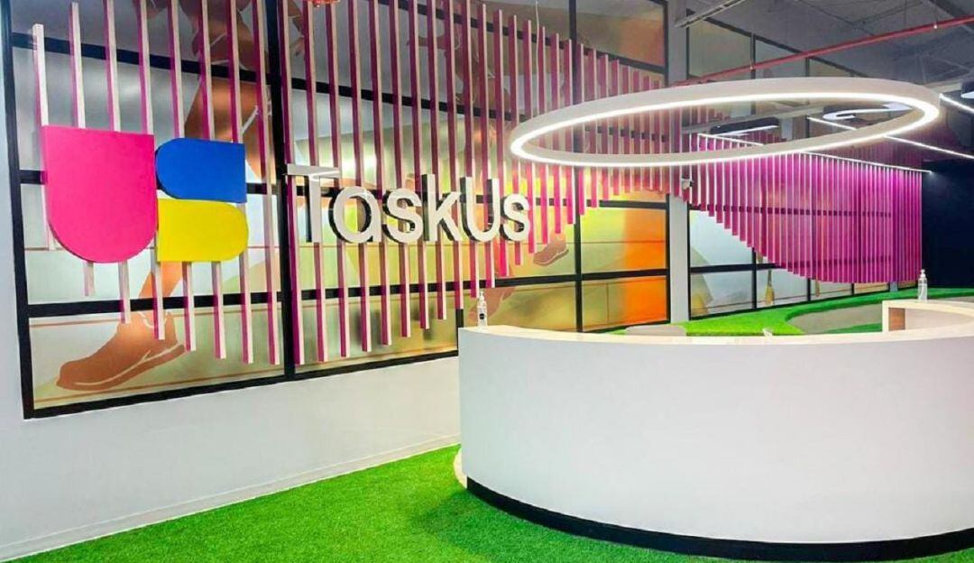 ‘TaskUs’ en el lanzamiento de sus instalaciones.