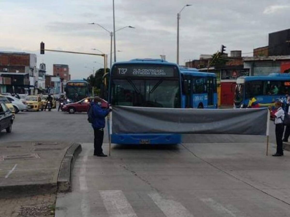 Cali: nuevo día de protestas de trabajadores del operador del MIO, Unimetro
