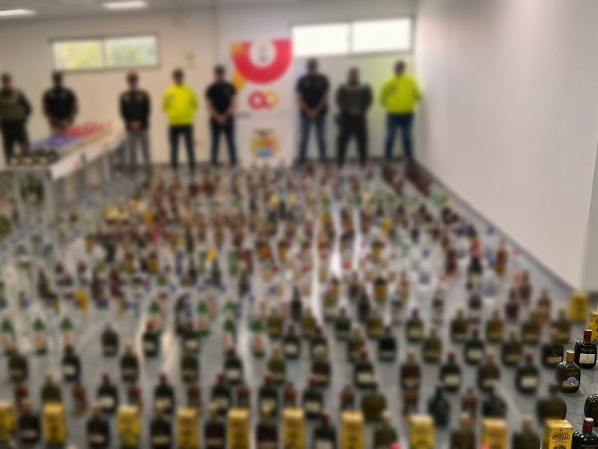 Más de 2.500 mil botellas con inconsistencias en estampillas fueron incautadas en Cartagena