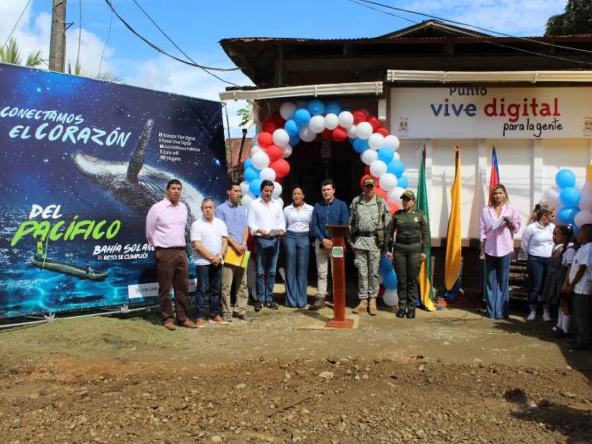 Bahía Solano ya puede disfrutar de internet de alta velocidad