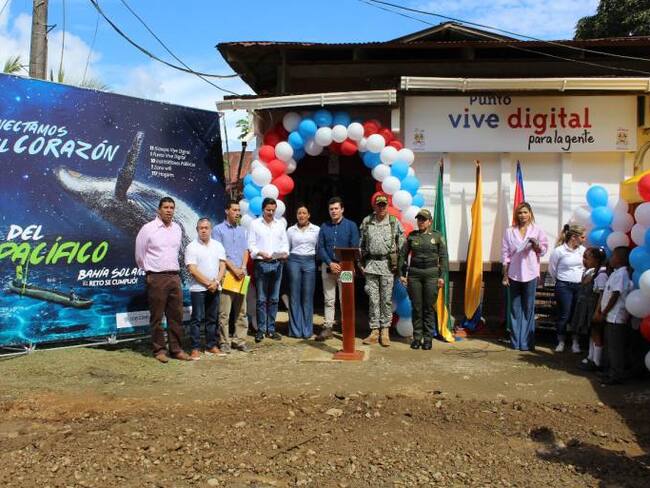 Bahía Solano ya puede disfrutar de internet de alta velocidad