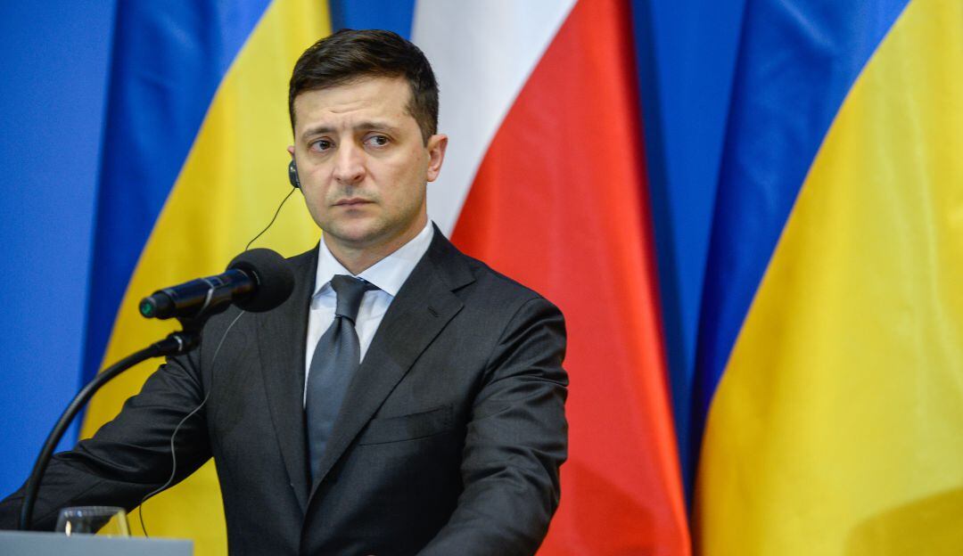 El presidente de Ucrania, Volodimir Zelenski