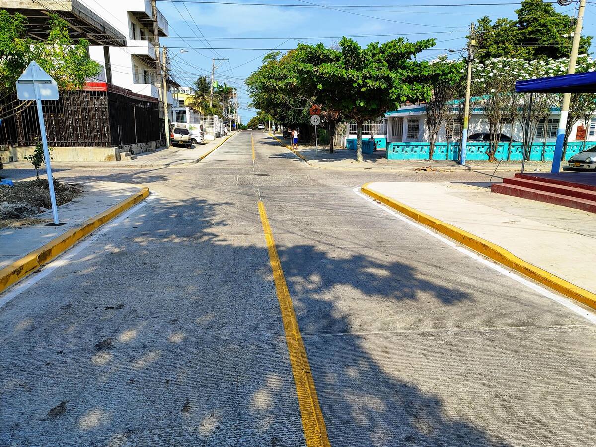 Entregada oficialmente la rehabilitación de la carrera 16, entre calles 66 y 70, en Daniel Lemaitre