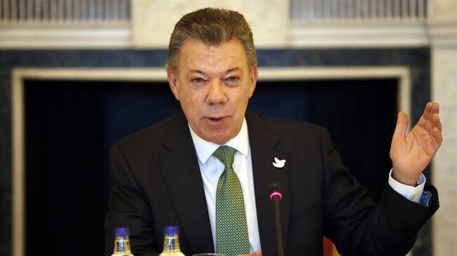 Juan Manuel Santos . Foto: Associated Press - AP