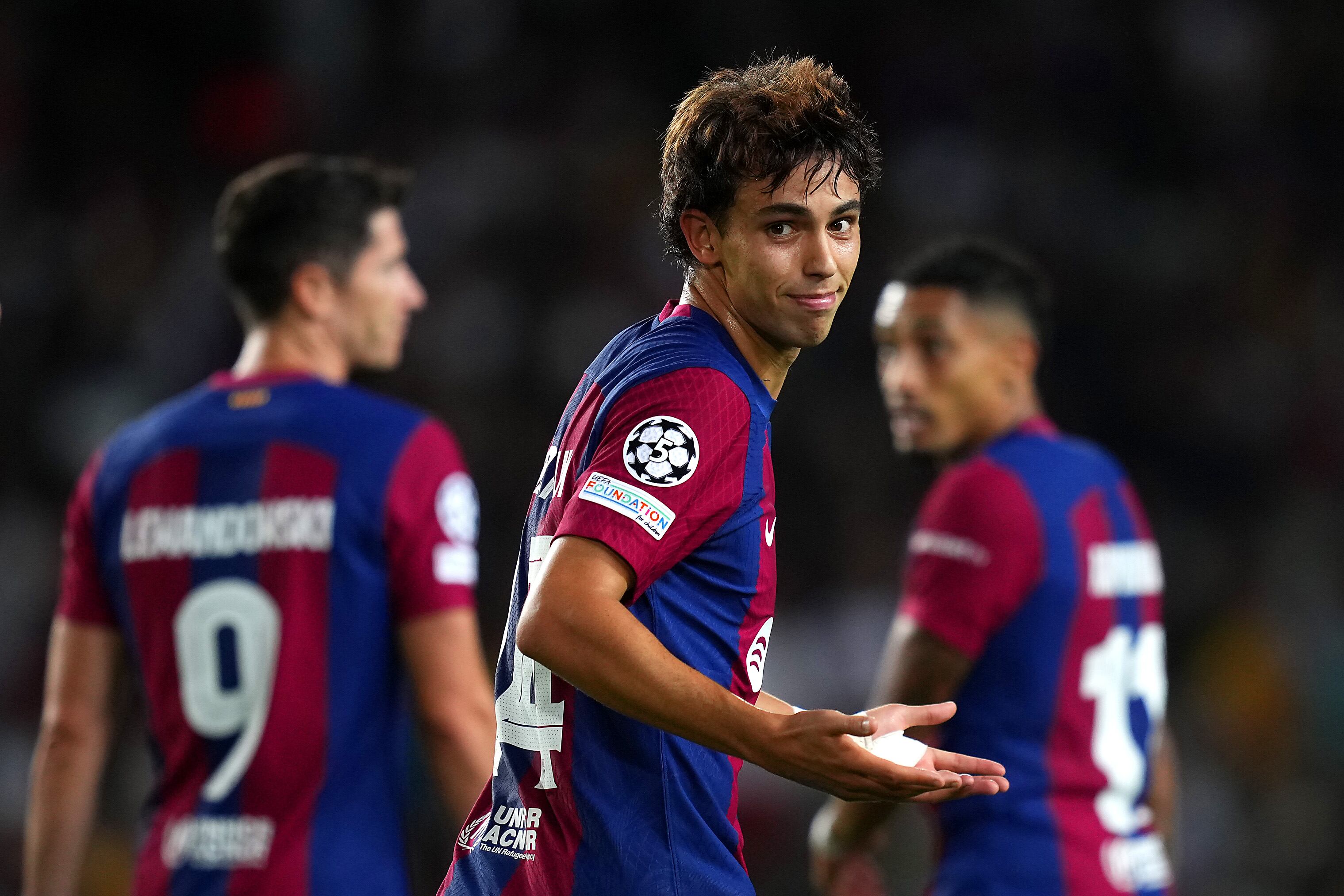 Joao Felix con el Barcelona ante Antwerp (Photo by Alex Caparros/Getty Images)