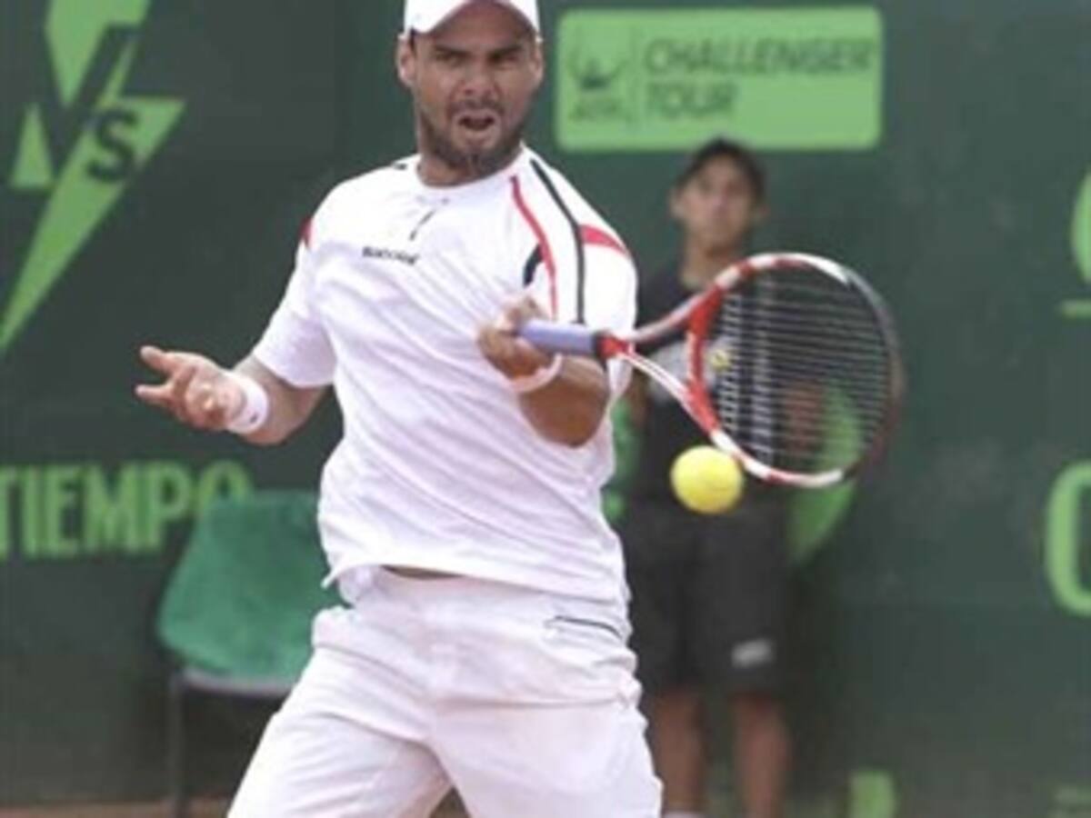 La lluvia impidió la finalización del juego entre Alejandro Falla y Ricardo Ghedin