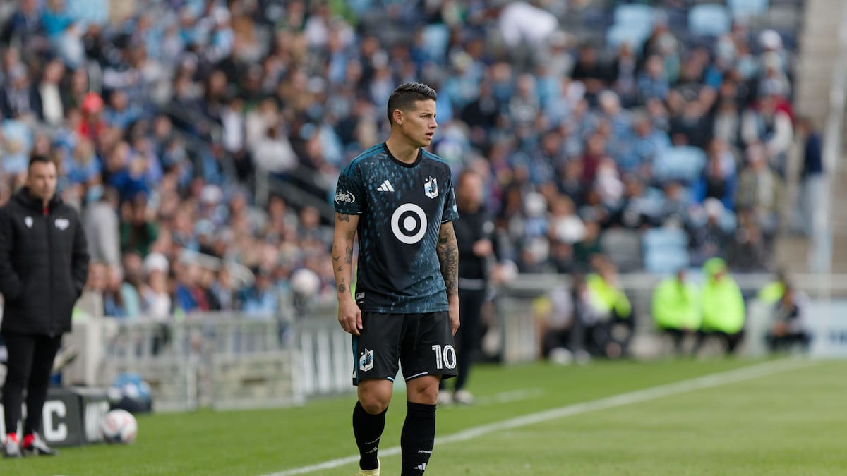 Prensa estadounidense anuncia fecha de último partido de James Rodríguez con Minnesota United