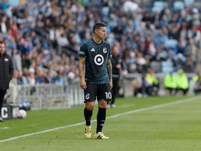 James Rodríguez, volante colombiano del Minnesota United. (Photo by Jeremy Olson/ISI Photos/ISI Photos via Getty Images)