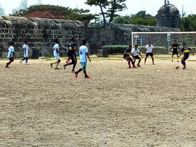 Avanza el campeonato de futbol de “La Bambinera” en Cartagena