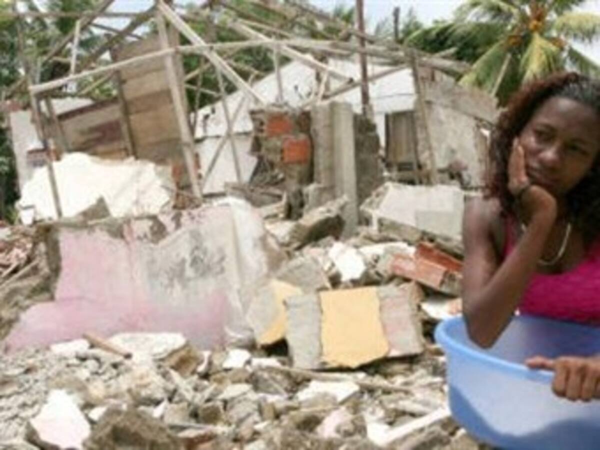 Más de 40 casas se cayeron en Barranquilla por fuertes lluvias
