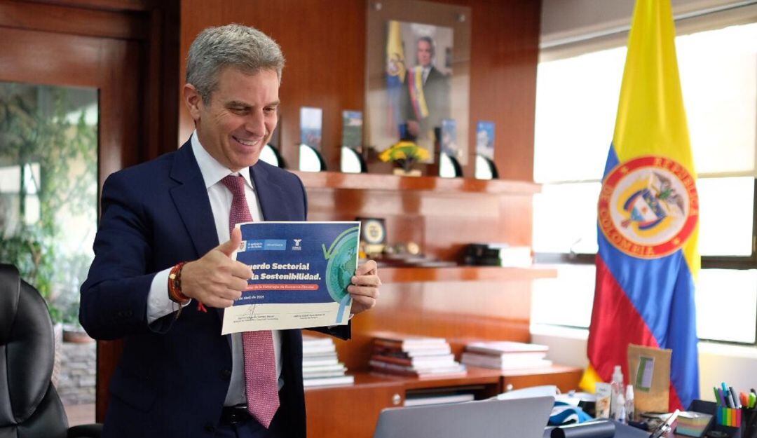 Carlos Correa, ministro de Ambiente. 