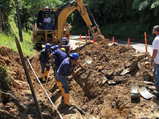Por daños imprevistos en la planta el Diviso, que han originado las fuertes lluvias.