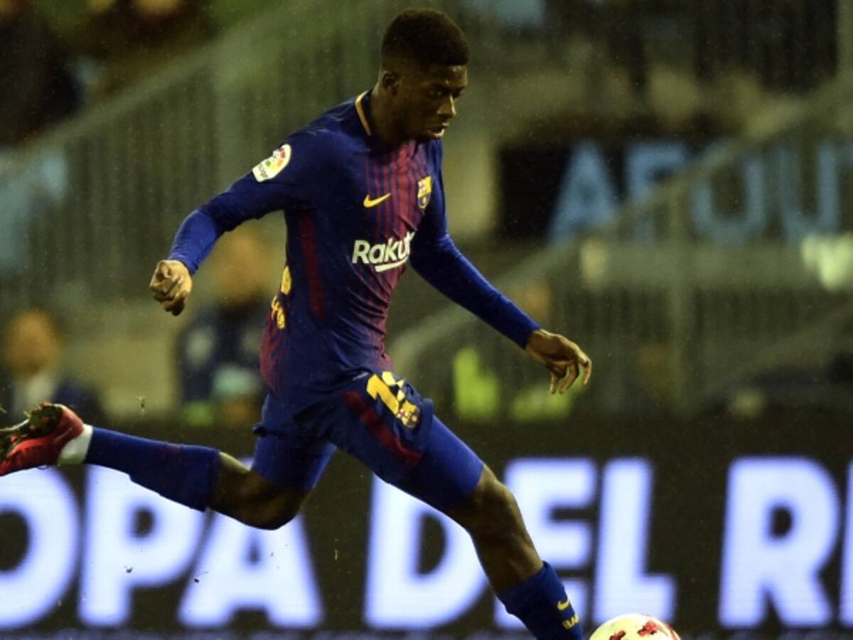 Otra vez por fuera: Dembelé estará entre 3 y 4 semanas de baja