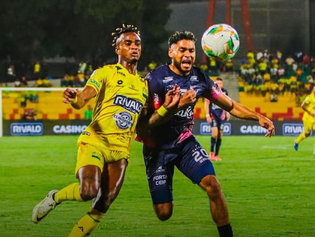 Bucaramanga vs. Fortaleza en la fecha 3 de los cuadrangulares en la Liga Colombiana 2025-II / Colprensa