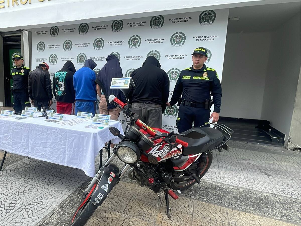 Desmantelan en Villamaría, Caldas, una red de distribución de estupefacientes