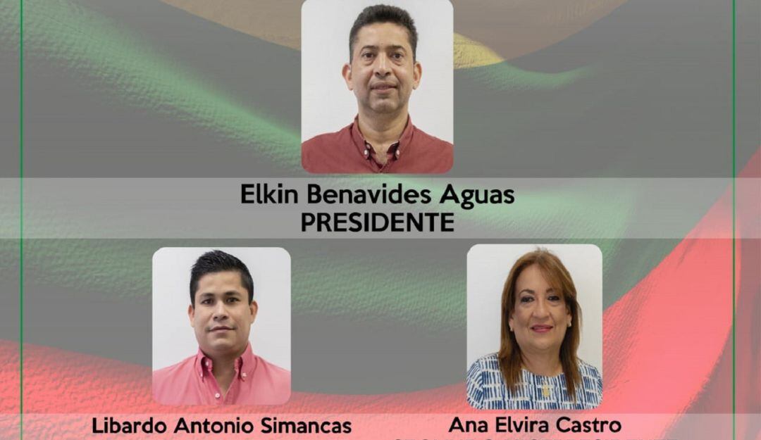 El presidente electo fue el diputado Elkin Benavides