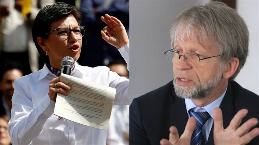 Claudia López y Antanas Mockus anunciaron su apoyo al candidato presidencial Gustavo Petro. Foto: Colprensa