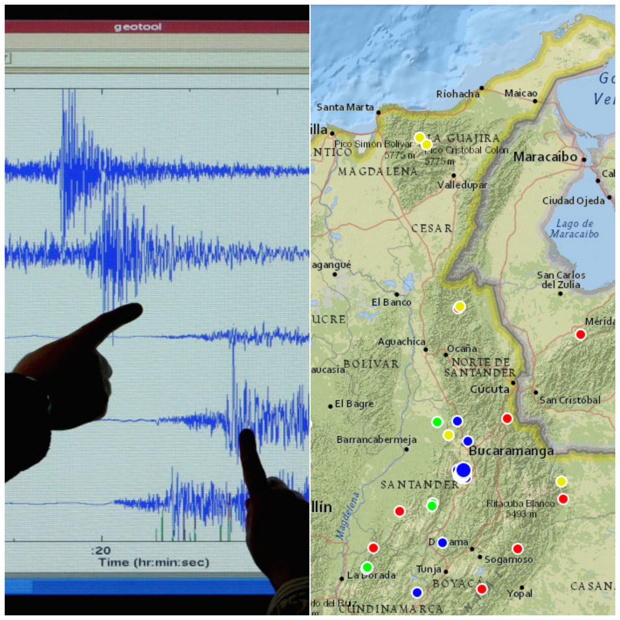 Temblores en Colombia / SGC - Getty Images