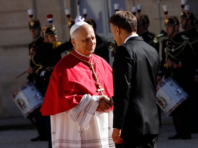 Papa León XIV en Francia. 25 de septiembre de 2026. Foto: Getty Images.