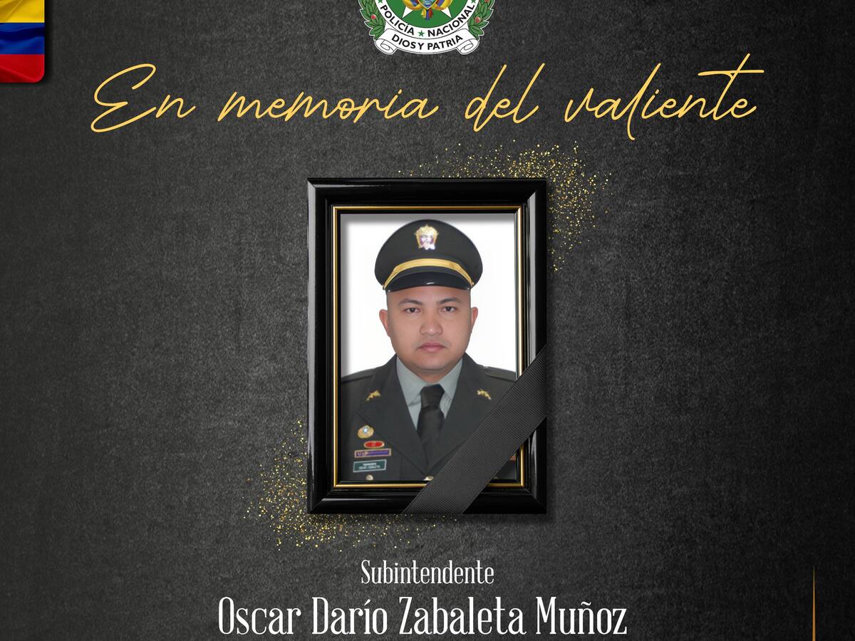 Rechazo por crimen de Policía en Samaniego-Nariño