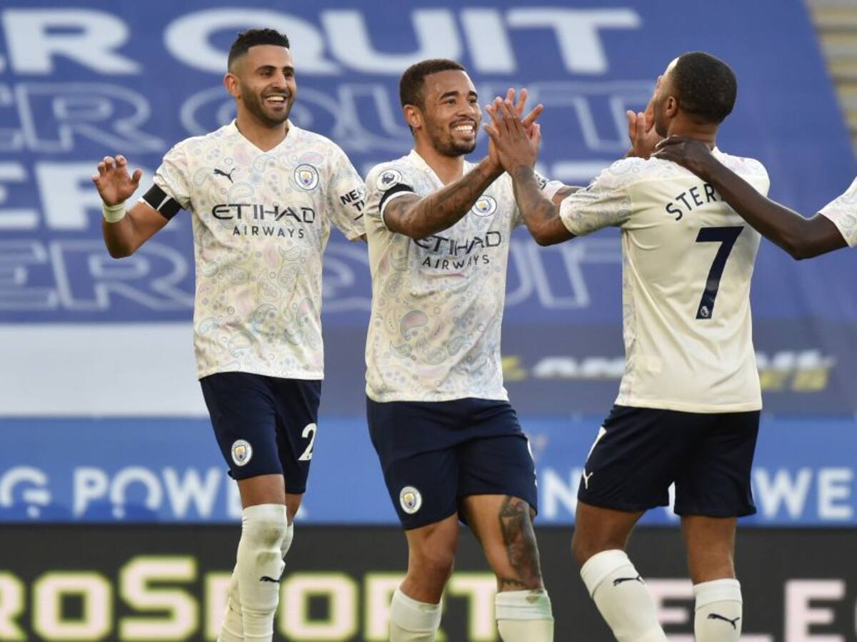 Manchester City superó a Leicester y está cerca de coronarse campeón