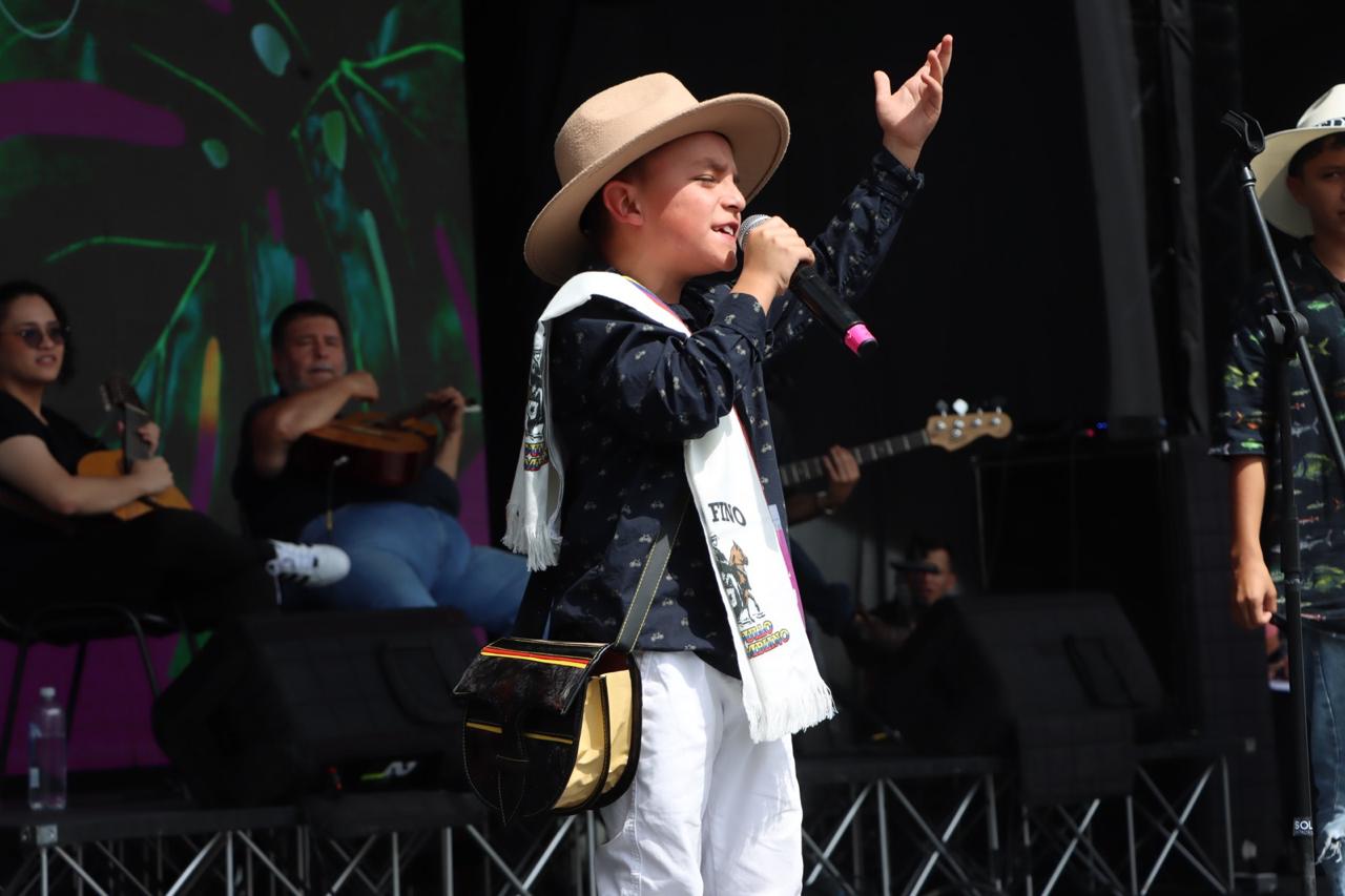 Festival Infantil de Trova Ciudad de Medellín. Foto: Alcaldía de Medellín.
