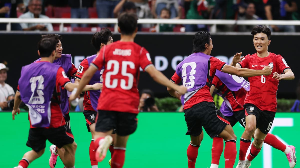 Corea del Sur remontó ante Chequia y sumó sus primeros tres puntos en el grupo A